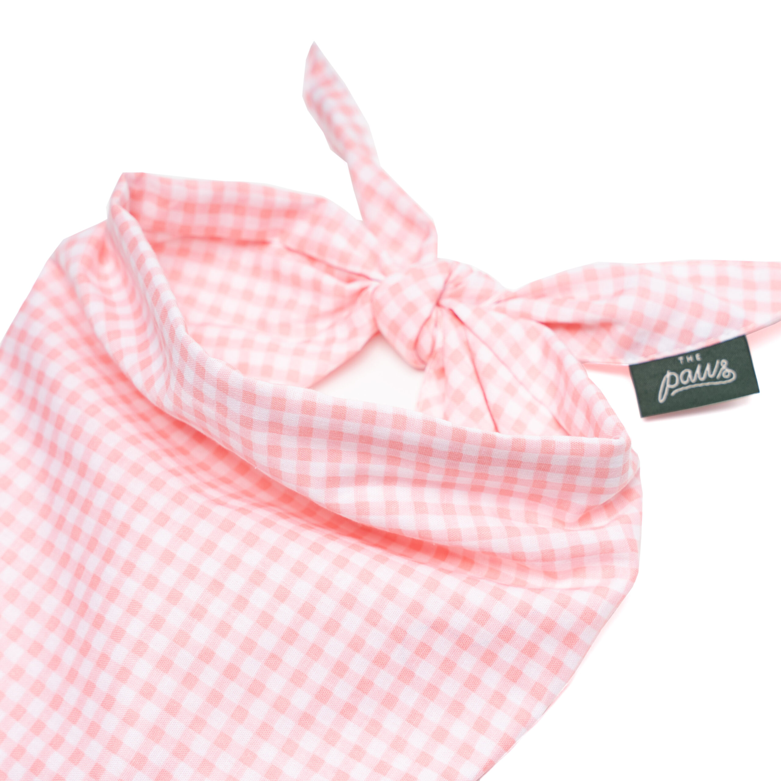 Pink Gingham Bandana I