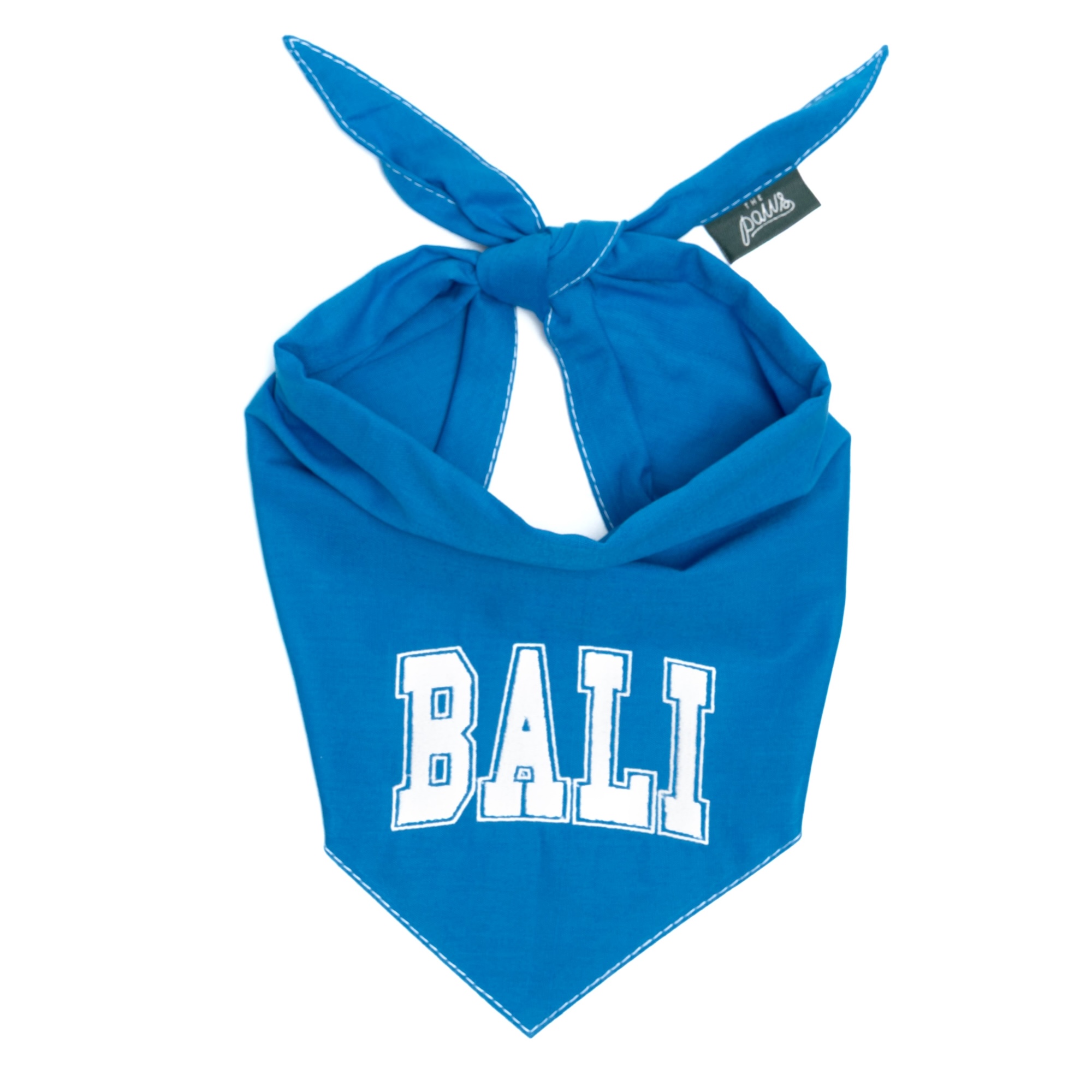 Bali – Blue Embroidery Dog Bandana from The Paws Bali - Blue Embroidery Dog Bandana from The Paws