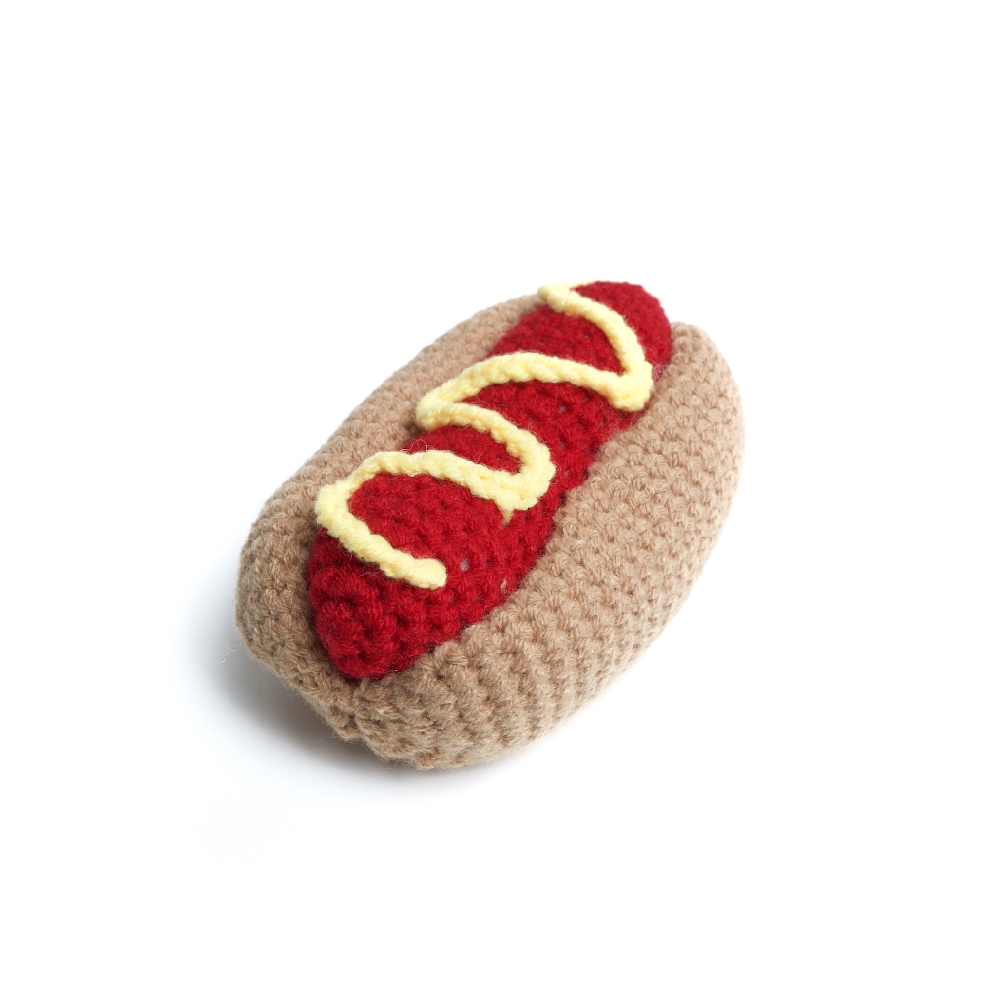 Hot Dog Woven Toy from The Paws II Hot Dog Woven Toy from The Paws II